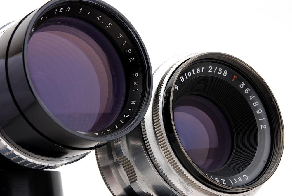 Rare Reyna Cornu camera + Berthiot Flor 50/3.5 [Leica, Angenieux