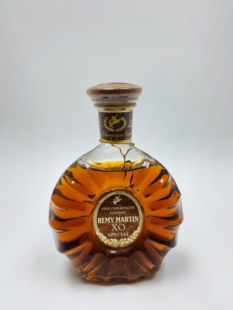 Remy Martin xo special cognac 350ml 人頭馬凹肚臍木頭無盒, 嘢食& 嘢