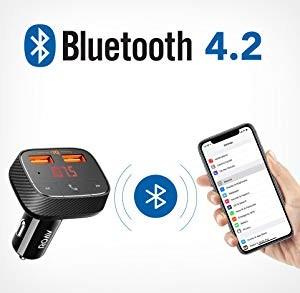 Roav by Anker, SmartCharge F0 FM Transmitter/Bluetooth Receiver/Car Charger  with Bluetooth 4.2, USB Ports, Poweriq, and Aux Output (No Dedicated App),  Car Accessories, Accessories on Carousell