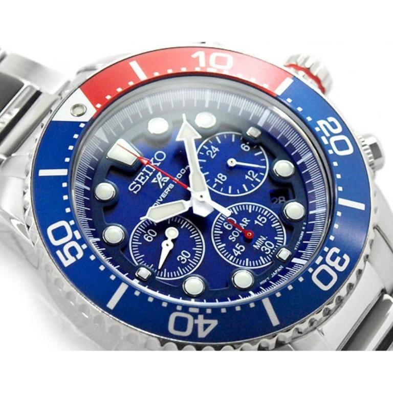 Seiko men's ssc019 solar diver chronograph watch shop
