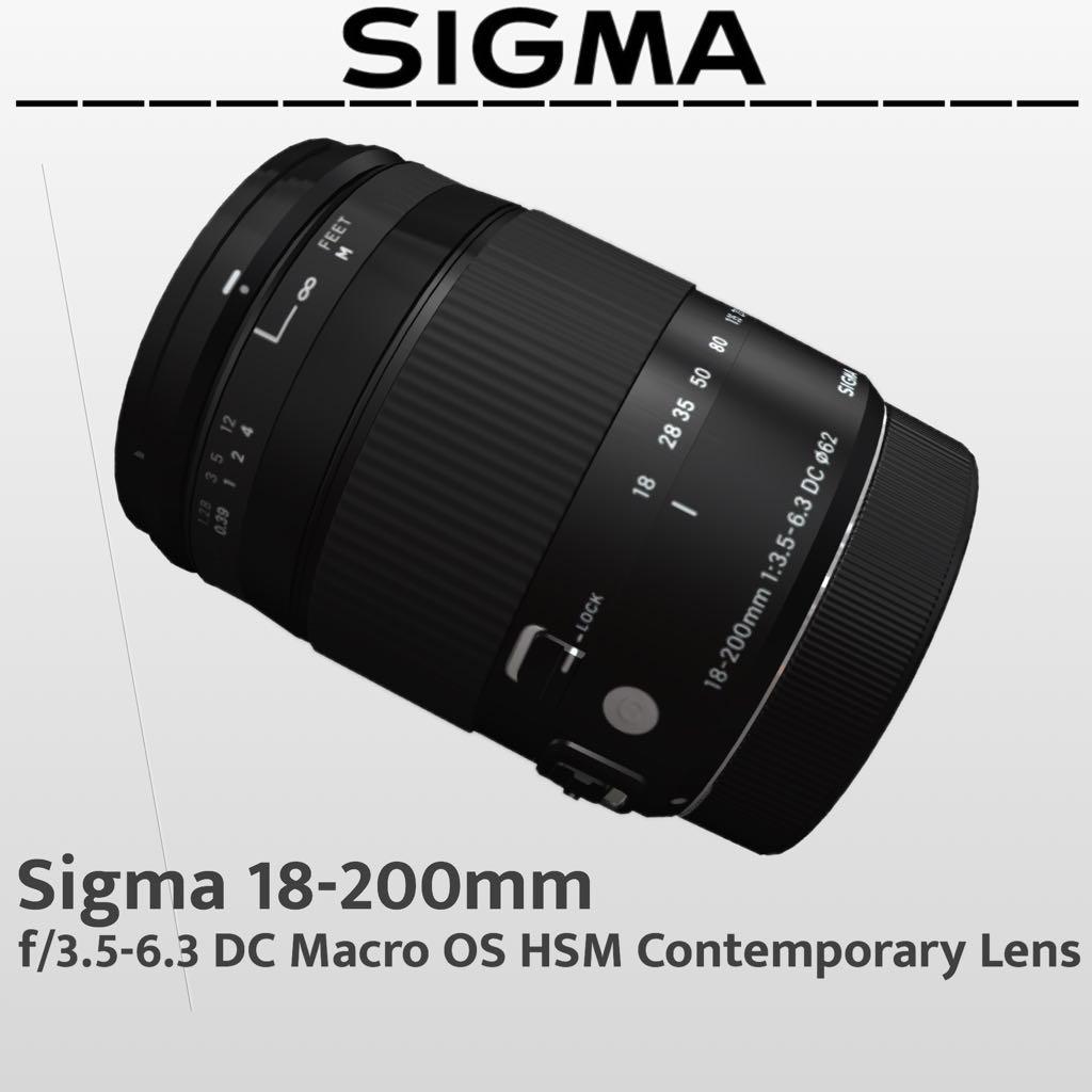 Sigma 18 0mm F 3 5 6 3 Dc Macro Os Hsm Contemporary Lens Photography Lenses On Carousell
