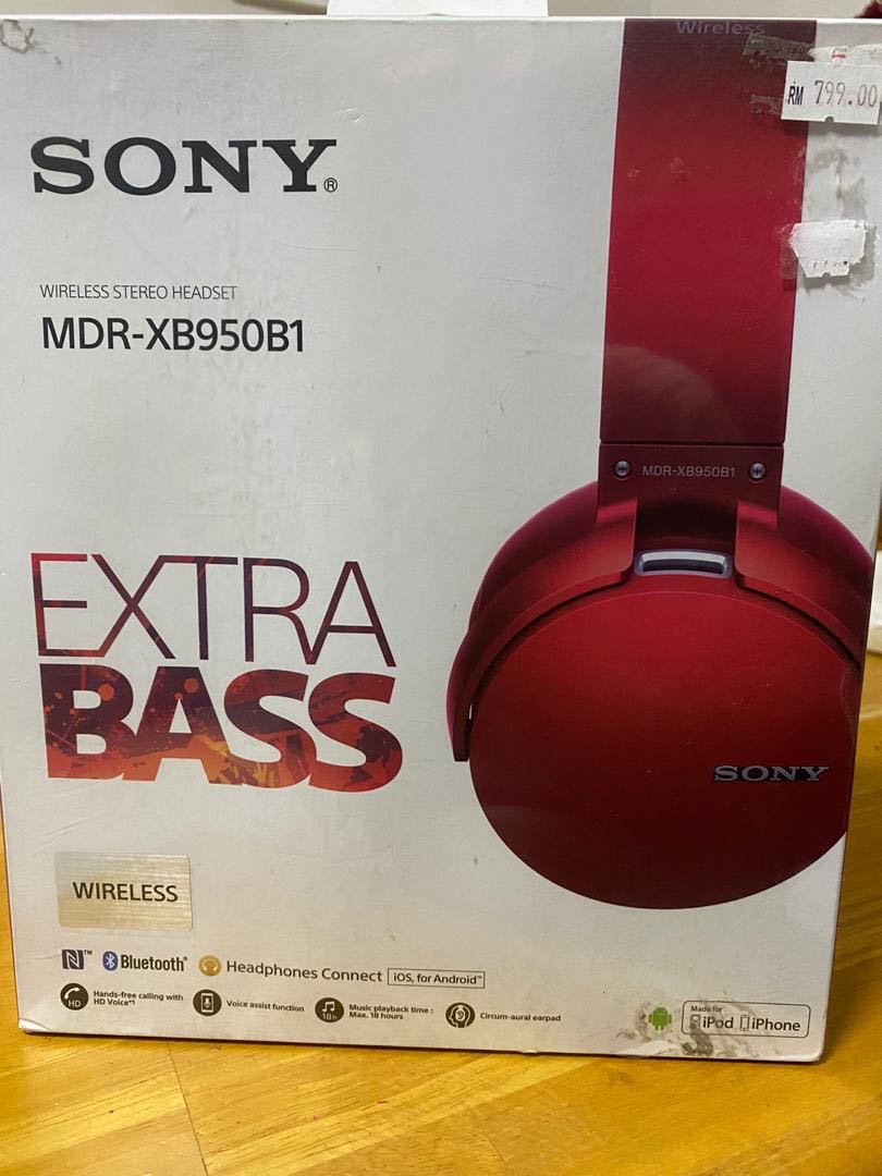 Sony Extra Bass, Audio, Portable Audio Accessories on Carousell