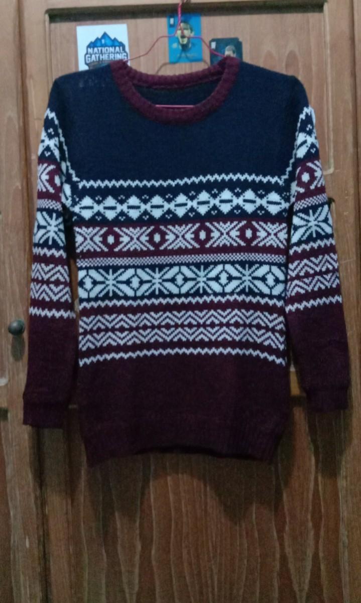 Sweater Rajut Cihuuyy, Fesyen Wanita, Pakaian Wanita, Baju ...