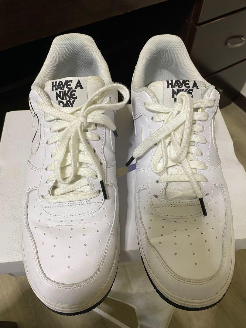 Air force 1 white smiley face clearance