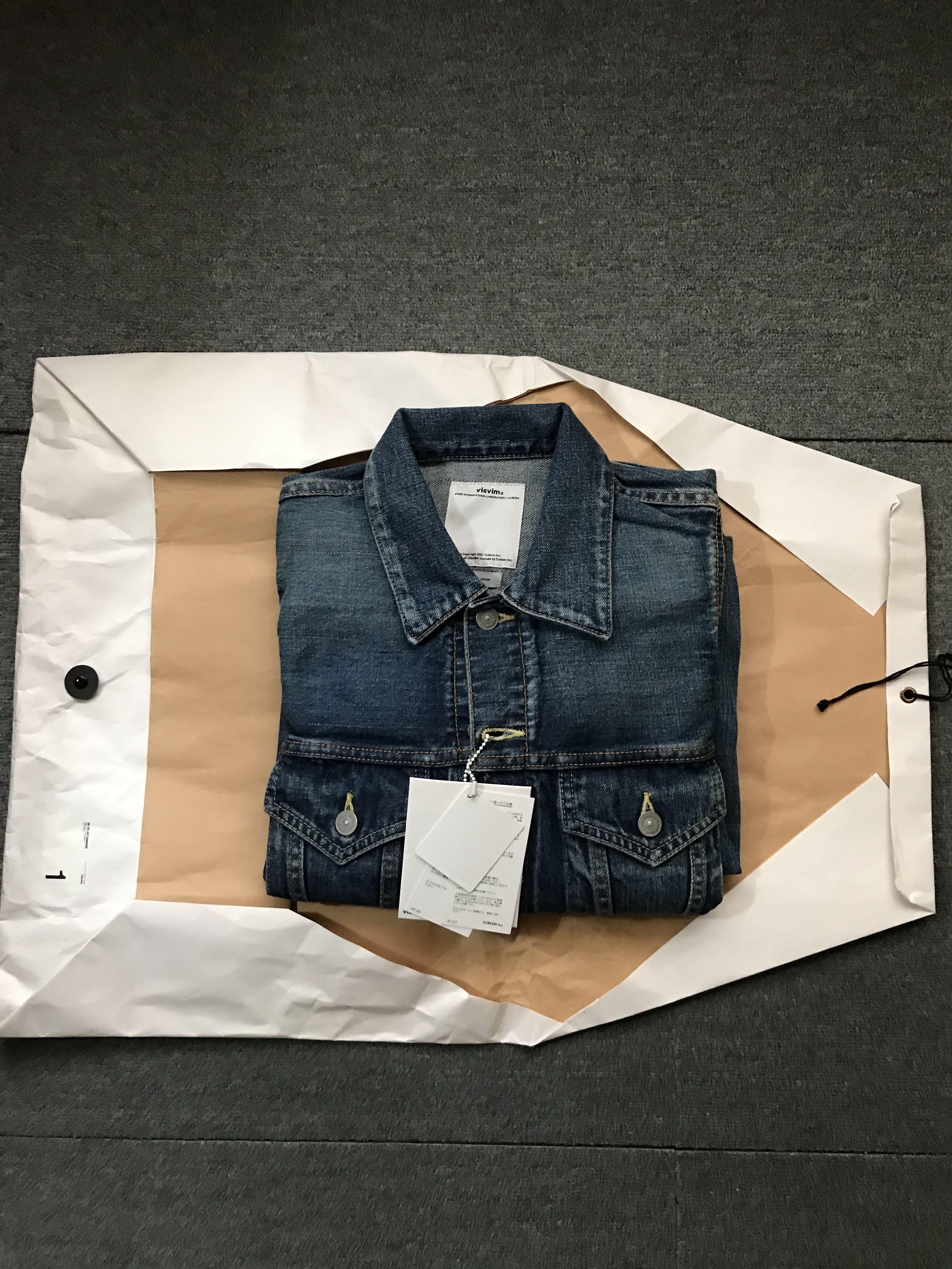 Visvim SS 103 JKT Damaged, 男裝, 外套及戶外衣服- Carousell