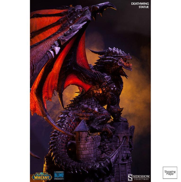 World of Warcraft Deathwing Polystone Statue Sideshow Collectibles