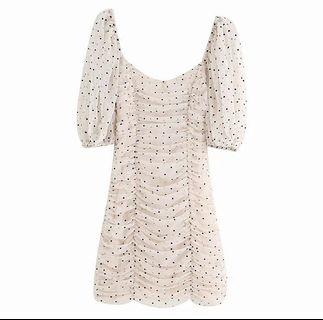 Zara Inspired Puff Sleeves Dress