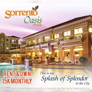 2br Condo for rent/ Rent to Own in Sorrento Oasis Ortigas Pasig