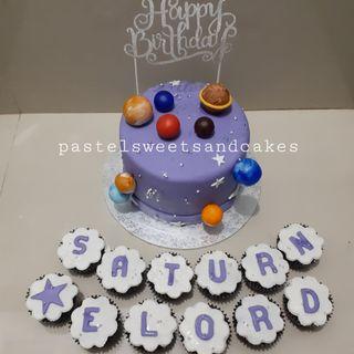 Space Theme Birthday Cakes