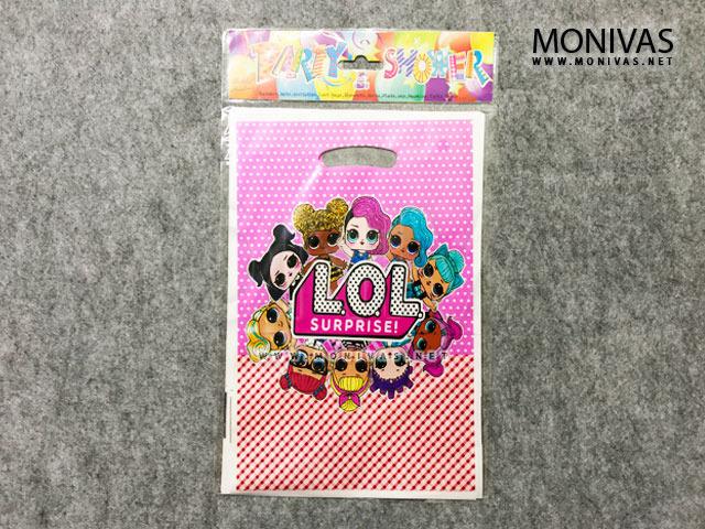 10pcs LOL Surprise Girls Birthday Party Loot Bags Gift Bags