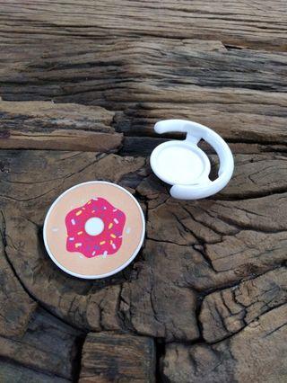 Donut Pop Socket Phone Stand with Car Mount