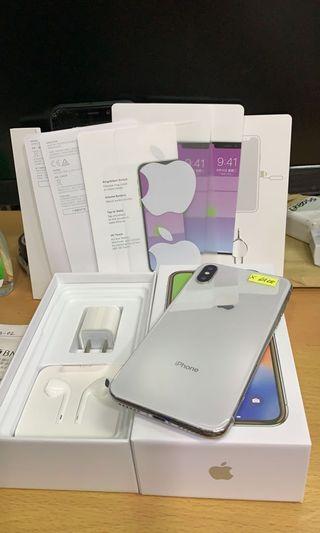 Iphone X 64Gb Silver Ex internasional Singapore ZP/A