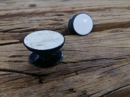 Marble Pop Socket Phone Stand Holder with Car Mount