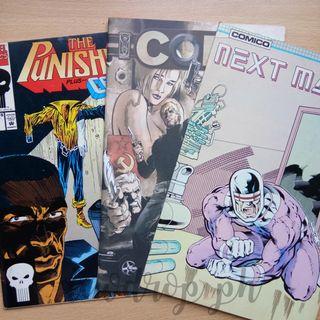 Comics (Next Man Vol 1, COBB Vol 2, the Punisher vol 1)