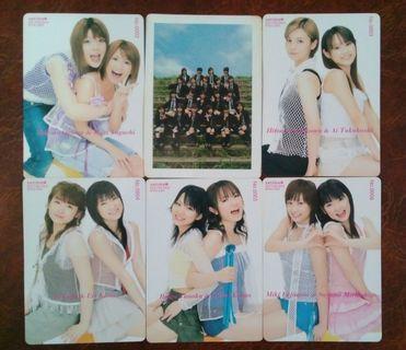 J-Pop Photo Cards Morning Musume & AKB48 + FREE Toploader