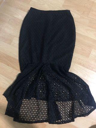 Hollyhoque Crochet Mermaid Skirt