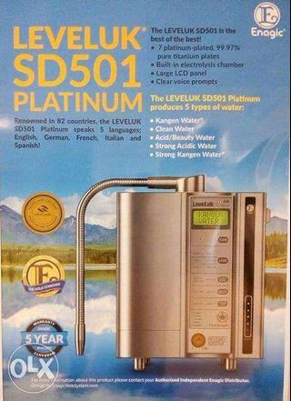 Best Kangen Water Ionizer Machine Leveluk SD501 Platinum Enagic Japan