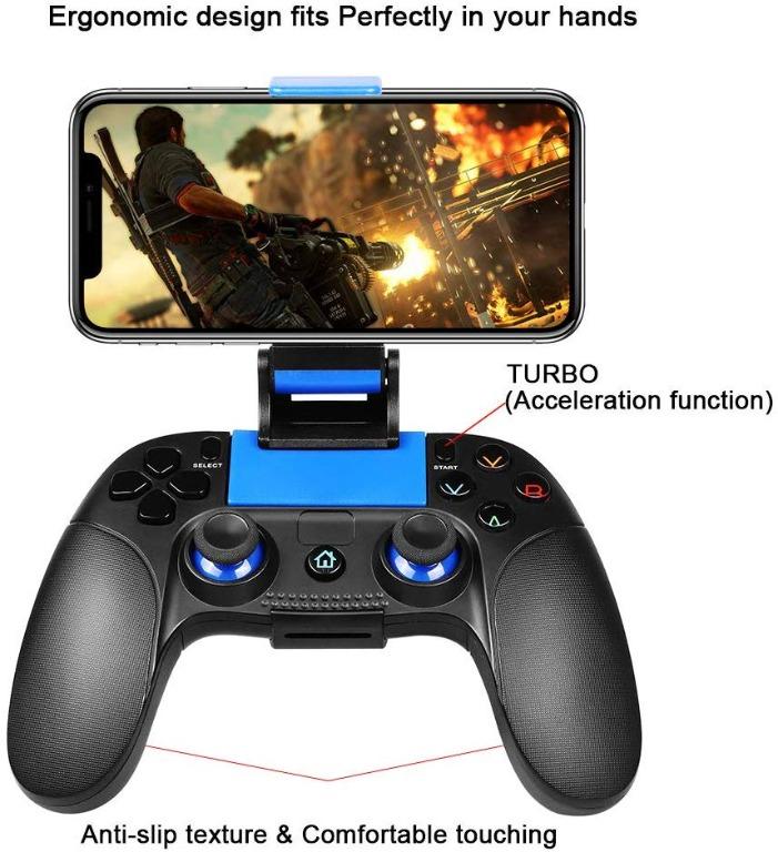 5067) Mobile Game Controller, PowerLead PG8718 Wireless 4.0 Game ...