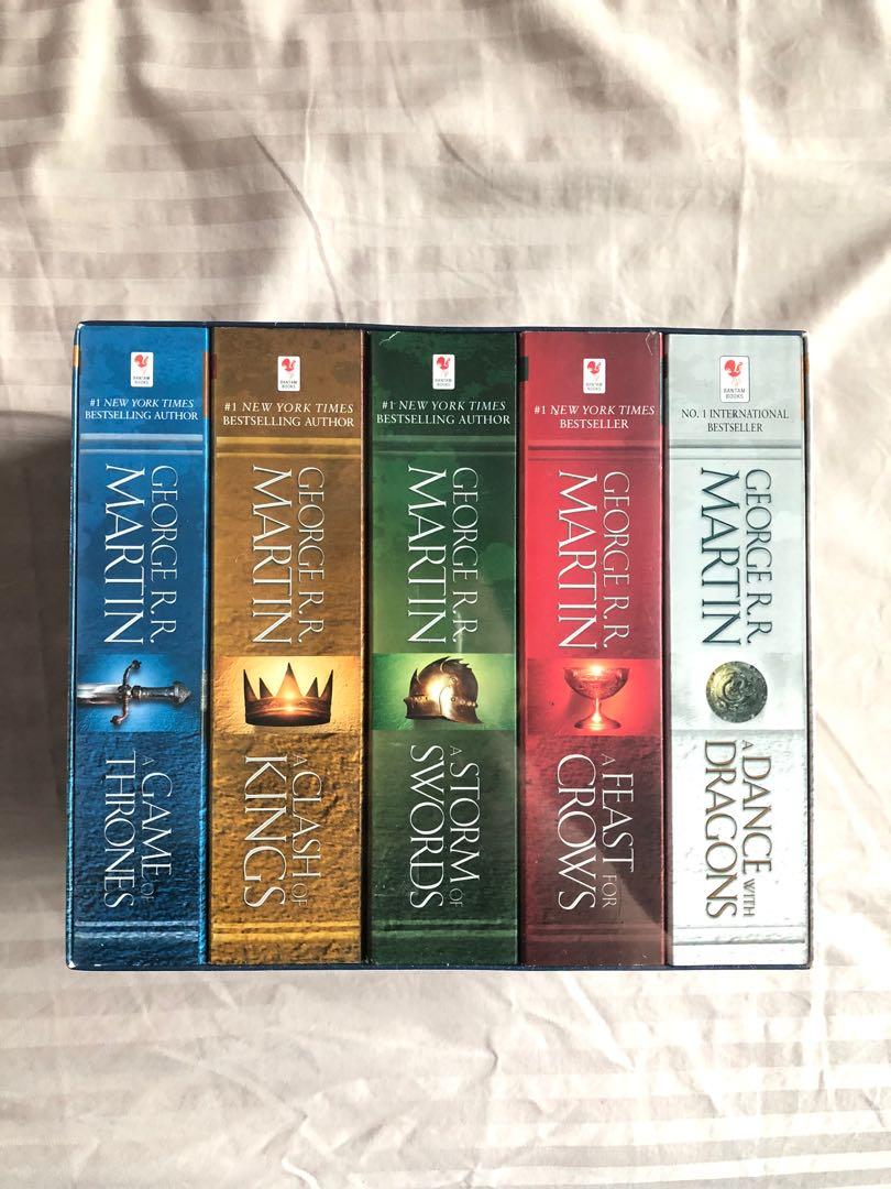 GAME OF THRONES Miniature Books 1:12 Dollhouse Scale A SONG OF ICE AND FIRE 5 