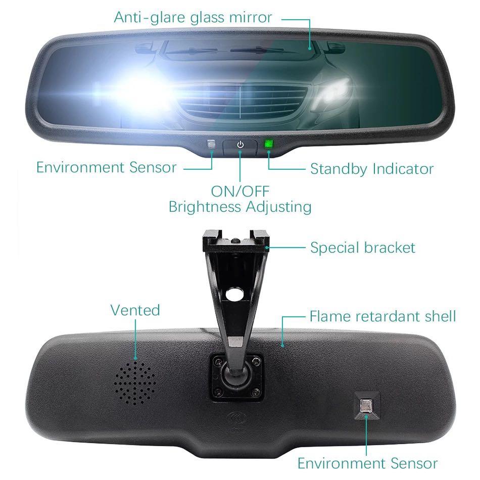 Aftermarket Auto Dimming Rearview Mirror For Most Car Models Car Accessories Accessories On Carousell
