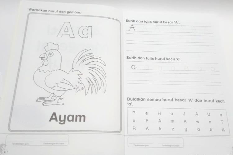 Bimbingan Ceria Mengenal Huruf Untuk Kanak Kanak Prasekolah Hobbies