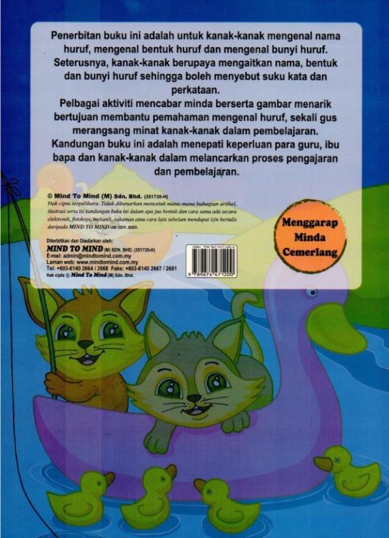 Bimbingan Ceria Mengenal Huruf Untuk Kanak Kanak Prasekolah Hobbies