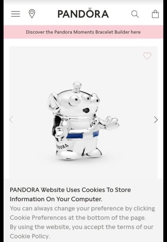 Pandora toy story hotsell alien