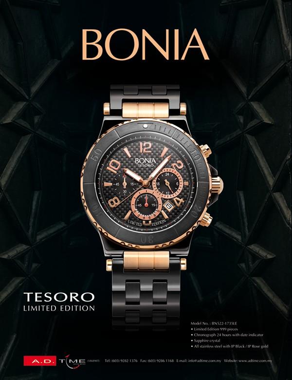 Bonia watch discount limited edition
