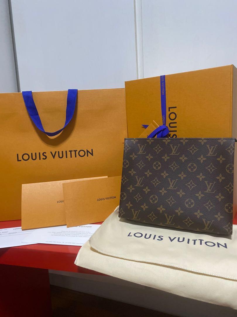 Receipt attached for the Louis Vuitton 26 pouch , #LV