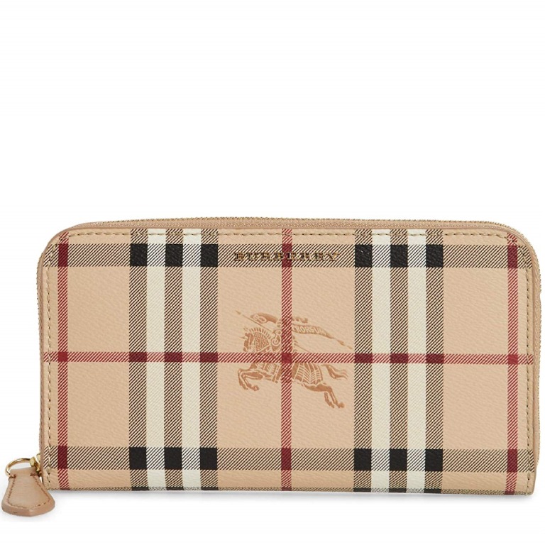 Leather wallet Burberry Beige in Leather - 29936332