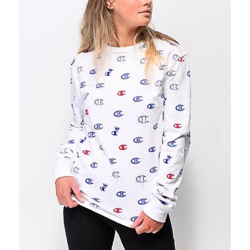 CHAMPION HERITAGE ALLOVER PRINT WHITE 