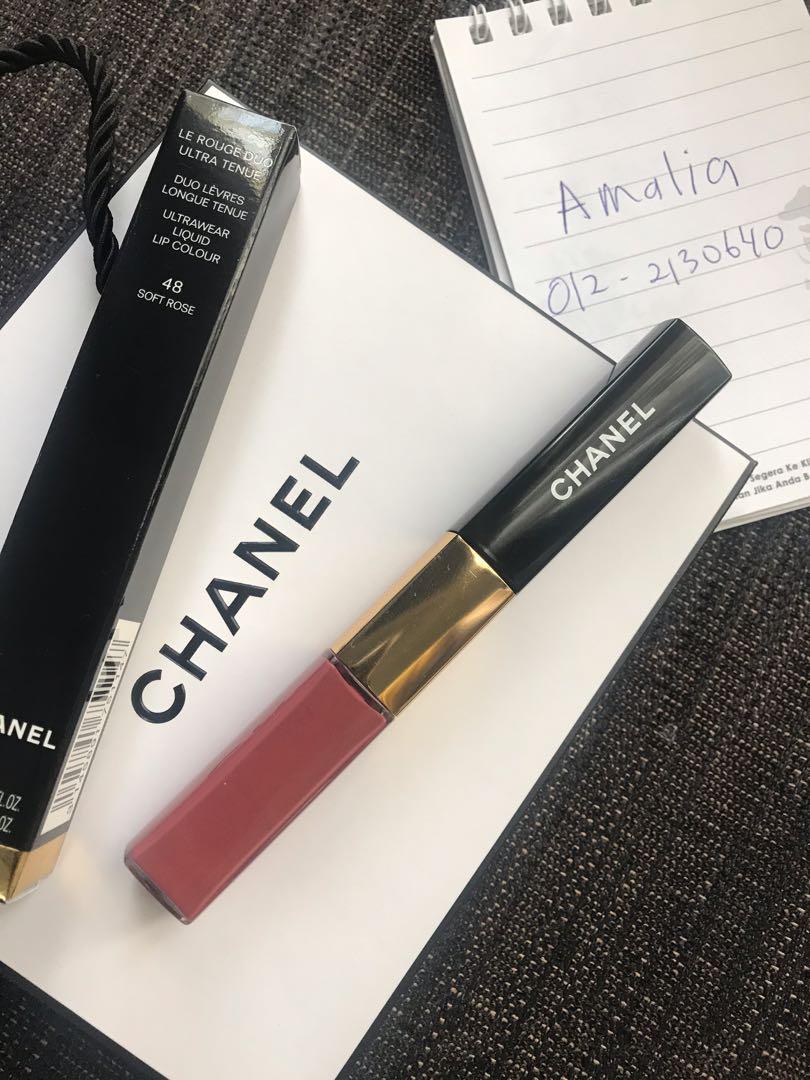 Chanel Le Rouge Duo Ultrawear Liquid Lip Colour - No. 48 Soft Rose