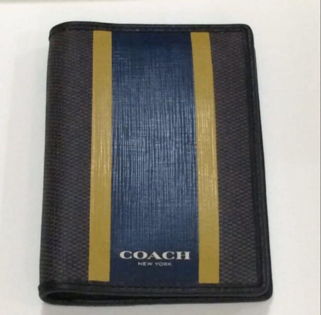 COACH Passport Holder, Men's Fashion, Watches & Accessories, Wallets