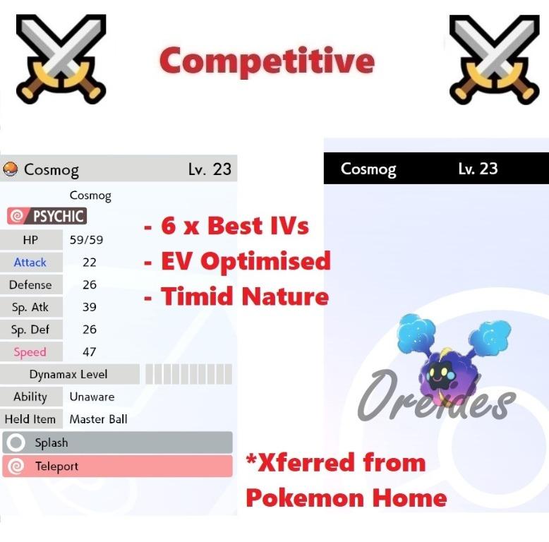 Cosmog 789 Transferred Pokemon Sword And Shield Toys Games Video Gaming In Game Products On Carousell - roblox shard online best sword for solo players