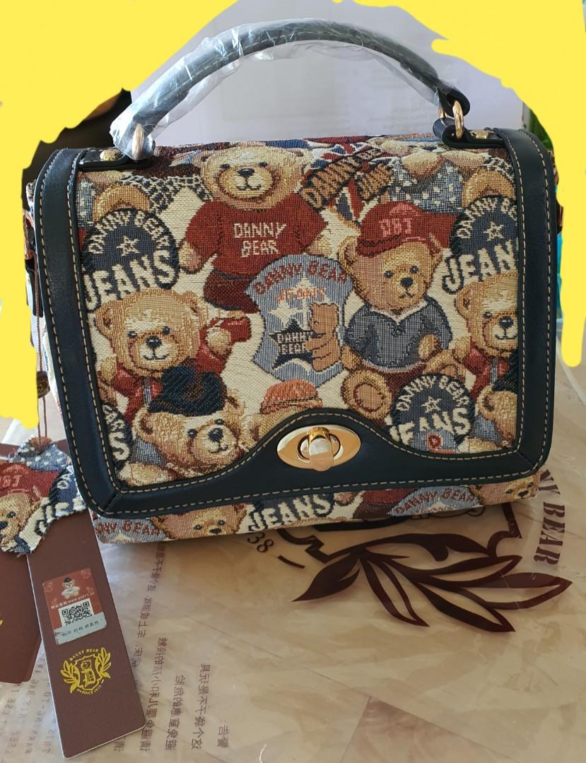 danny bear sling bag