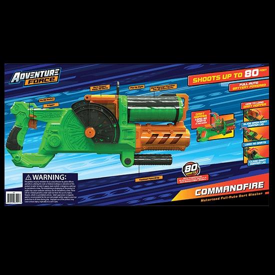 Dart Zone Adventure Force Commandfire Blaster Nerf, Hobbies & Toys ...
