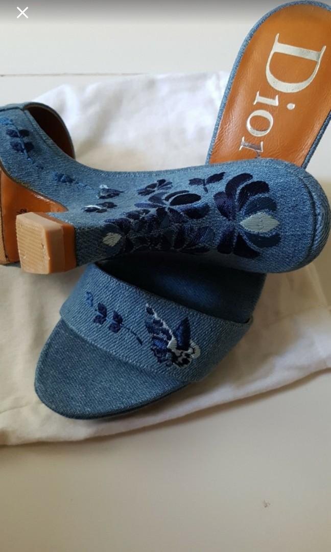 Dior best sale floral sandals