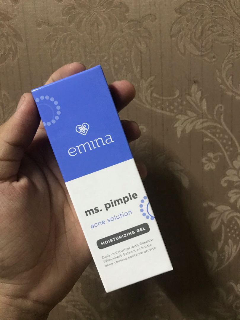 Emina Moisturizer gel Ms. Pimple, Kesehatan & Kecantikan, Kulit, Sabun & Tubuh di Carousell