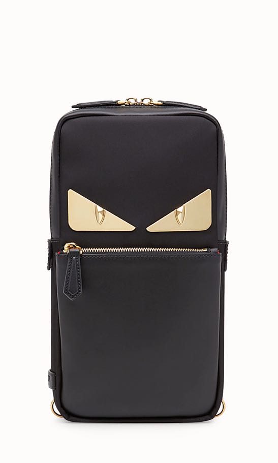 Fendi Bug eyes one shoulder backpack Gold hardware Luxury Bags Wallets on Carousell