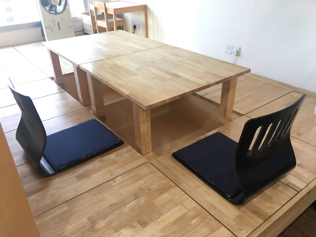 Japanese Zen Lounge Floor Meditation Chair With Back Support Furniture Tables Chairs On Carousell