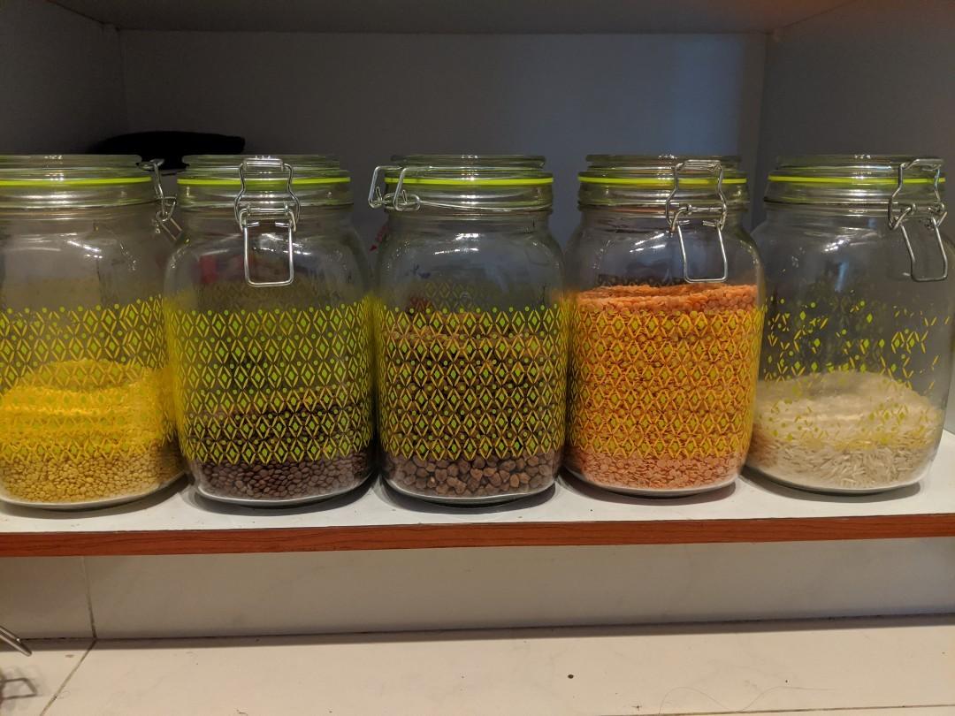 Kitchen Storage Containers Glass Home Appliances Kitchenware On Carousell