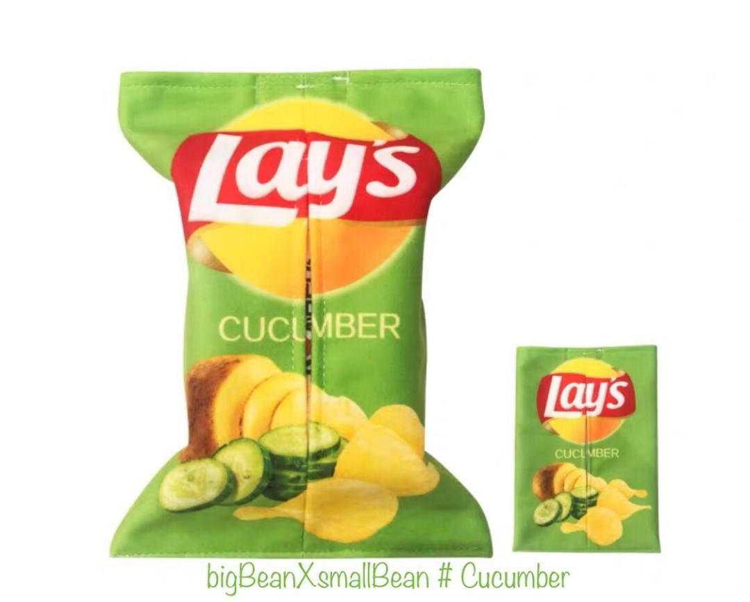 Lay's Potato Chip tissue holder, Furniture & Home Living, Home Decor