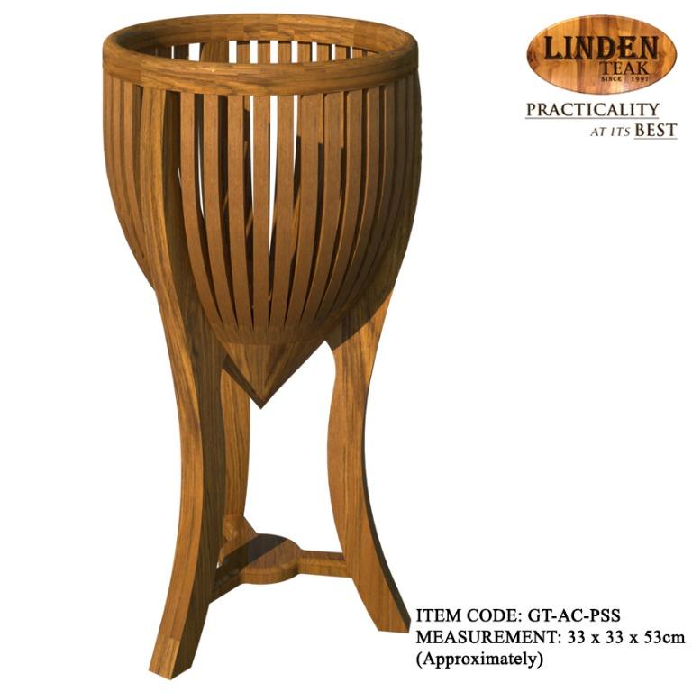 Linden Teak Handcrafted Solid Teak Wood Plant Stand Small (Category: Home Improvement Tools & Accessories) located in Quezon City. Submitted by golden_ltfp.online.sales (Listing ID 279678899, Image 1). Description: Teak is the GLOBAL STANDARDforoutdoor furniture durability and decay resistance. Individually handcrafted from at least 25 year old Premium Grade teak lumber Natural wood color with intricate visible grains and knots For Indoor and Out