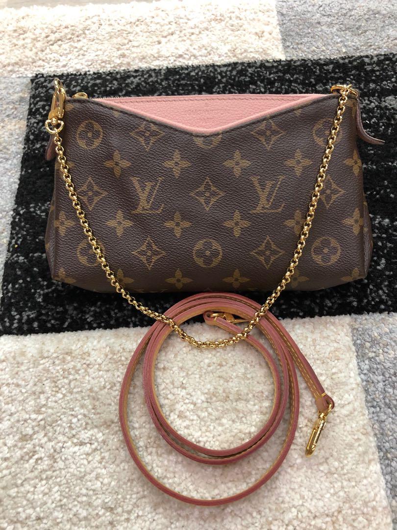 Louis Vuitton Monogram Pallas Clutch or Crossbody With Noir  A World Of  Goods For You LLC