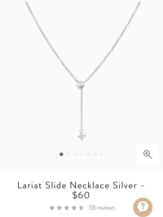 Mejuri Lariat Slide Necklace Women s Fashion Jewelry