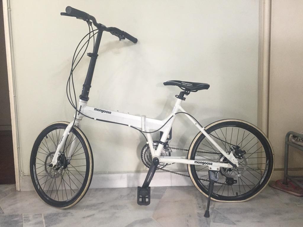 Mongoose Aluminium 20” Folding Bike, Sports Equipment, Bicycles & Parts ...