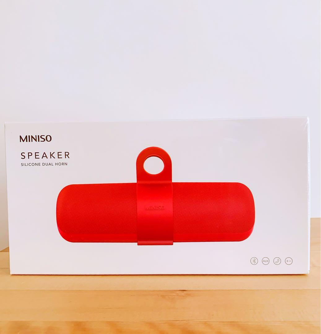 1 1 Black Friday Sale NEW STOCK Miniso Speaker Silicone Dual Horn