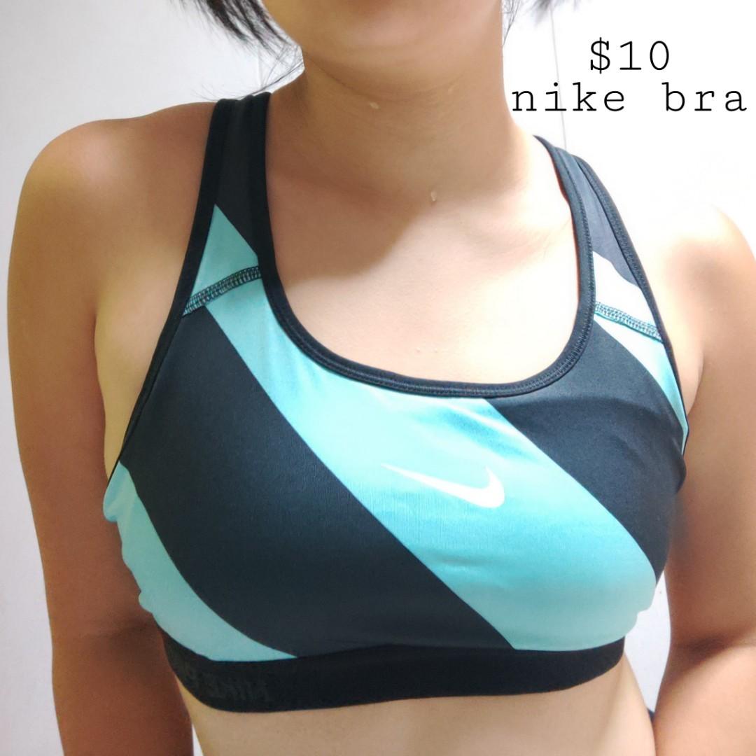 Nike sports bra + Nike long tights 