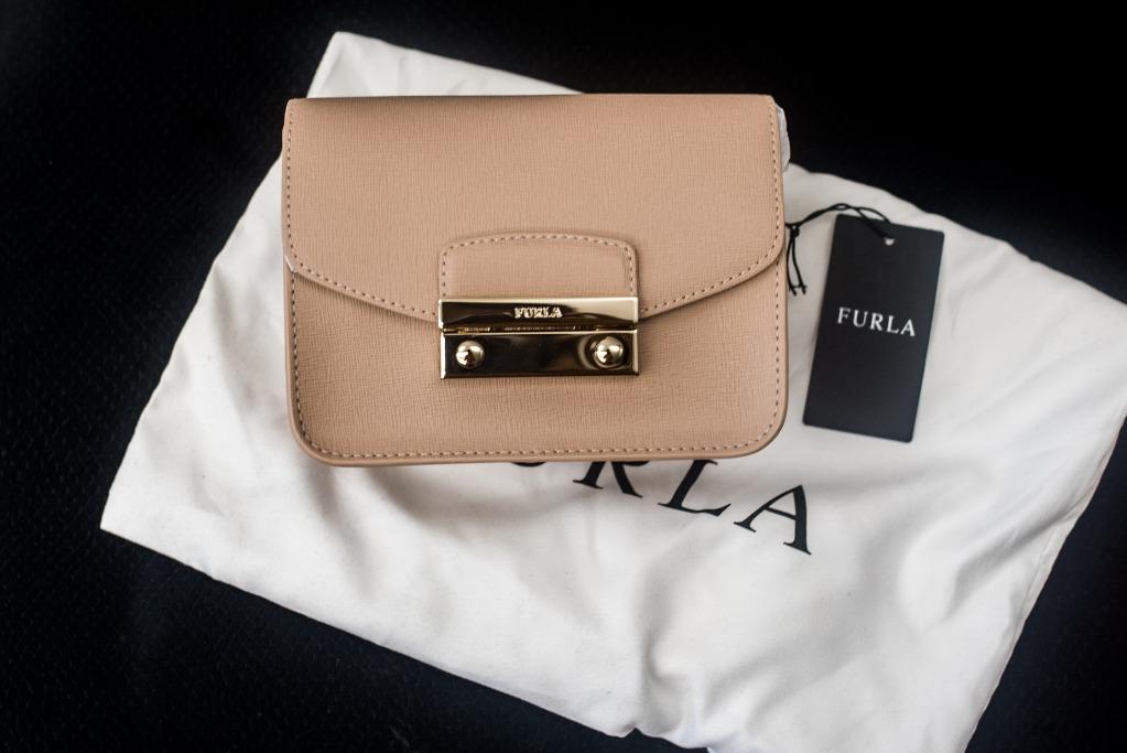 Original Authentic Furla Julia Mini Crossbody Moonstone Pink