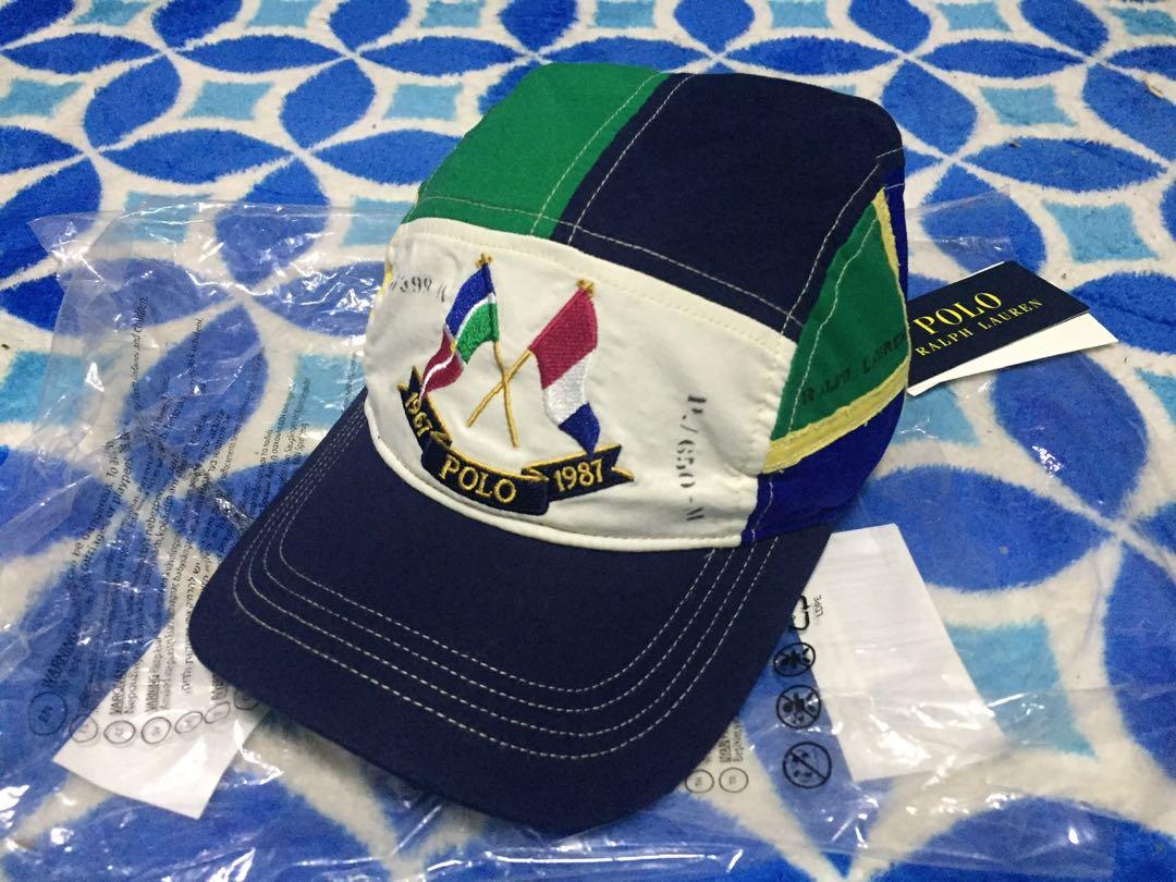 polo cross flags hat